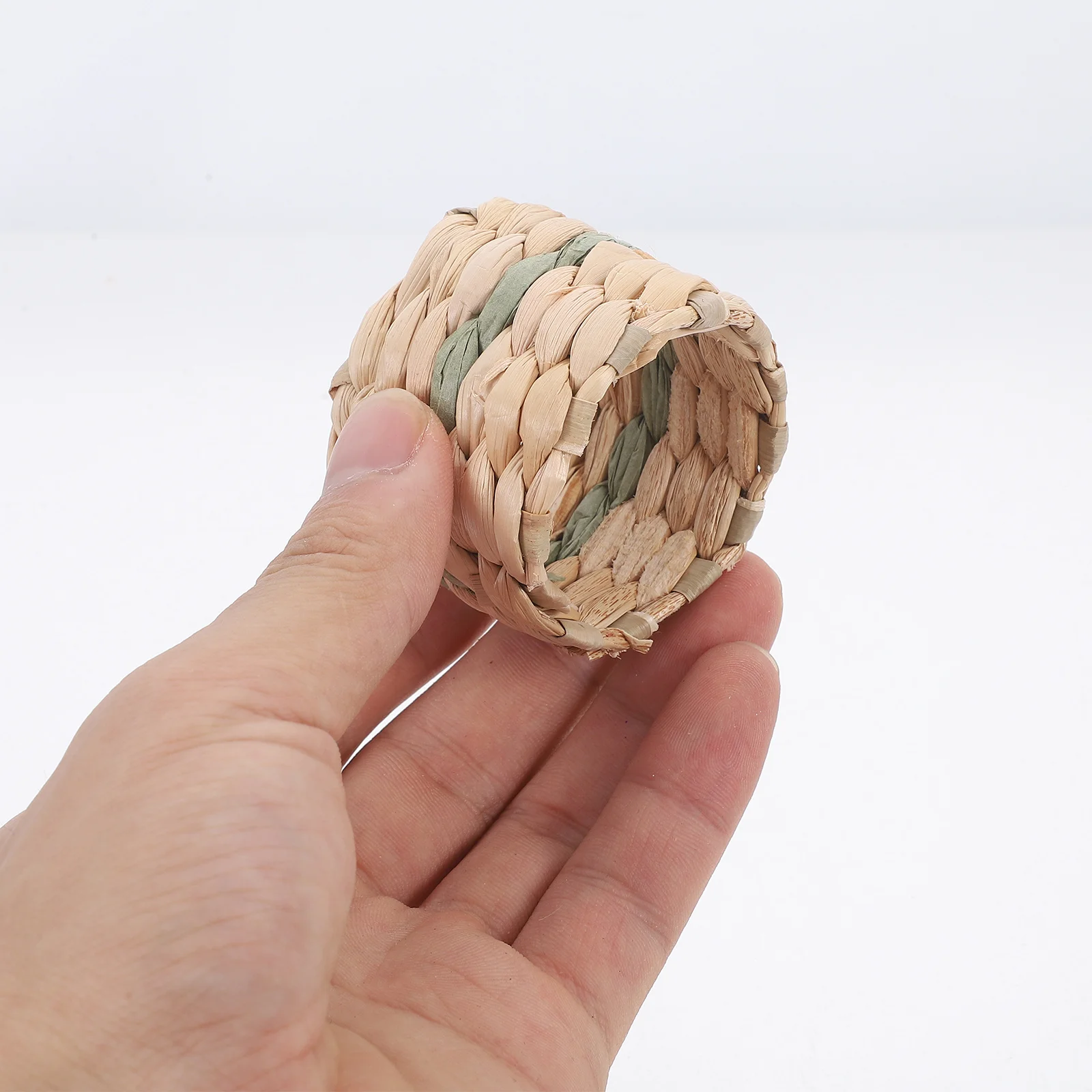 

6Pcs Woven Napkin Rings Rustic Farmhouse Set Dinner Party Wedding Table Decorative Holders Napkin Rings for Table Setting