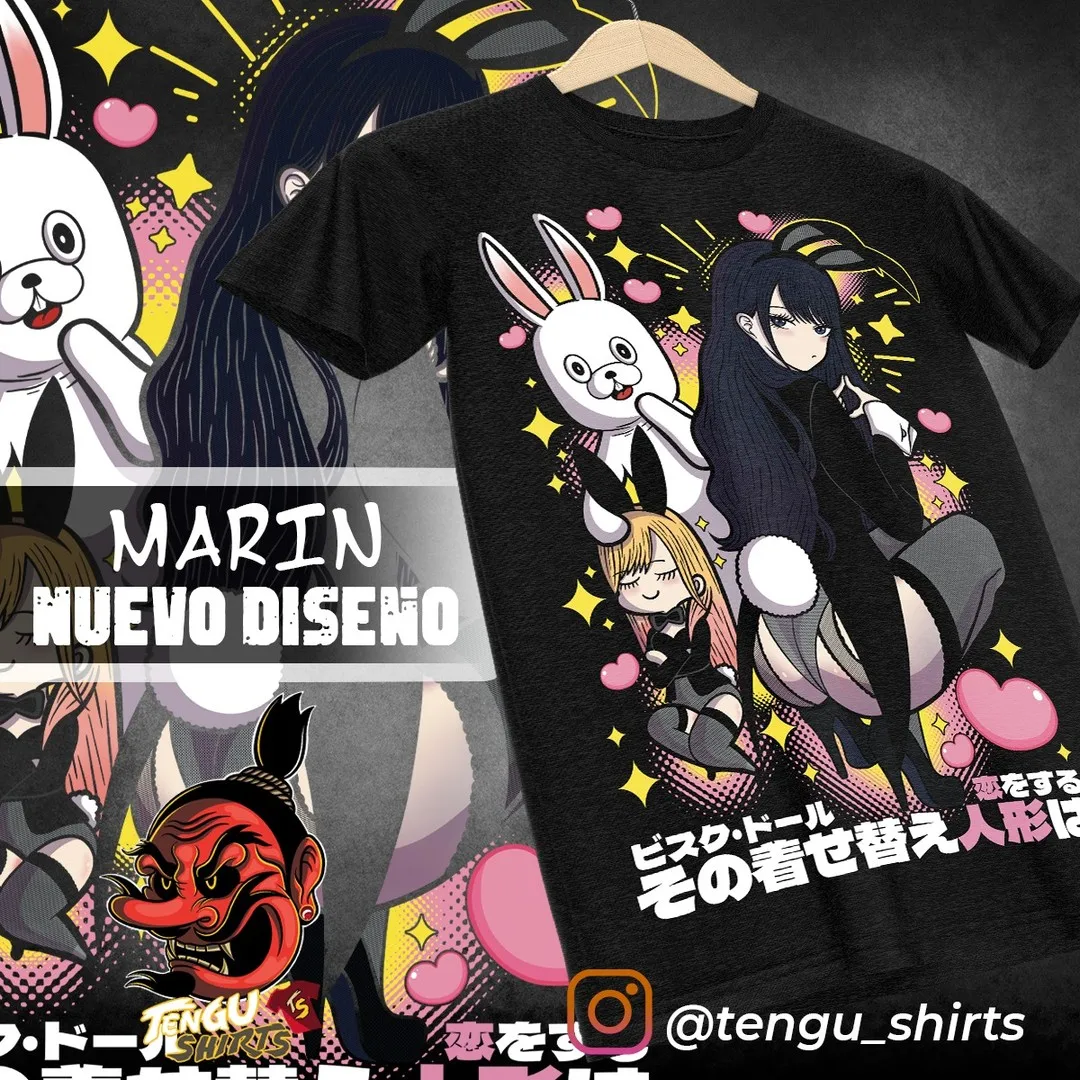 My Dress Up Darling T-shirt,Marin Kitagawa,Wakana Gojo,Anime Tshirt,All Size