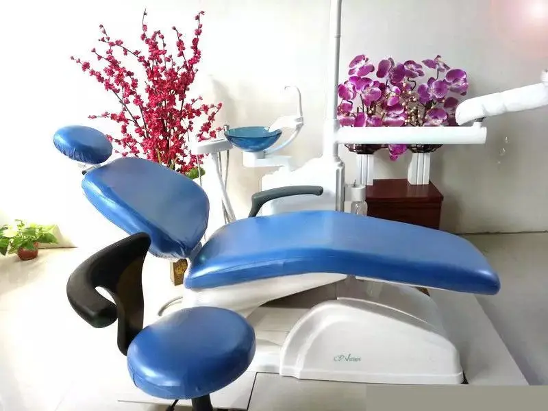 1 zestaw grubej osłony fotel dentystyczny PU Lether dentysta ochraniacz na krzesło rękawy elastyczne wodoodporne * 4 kolory