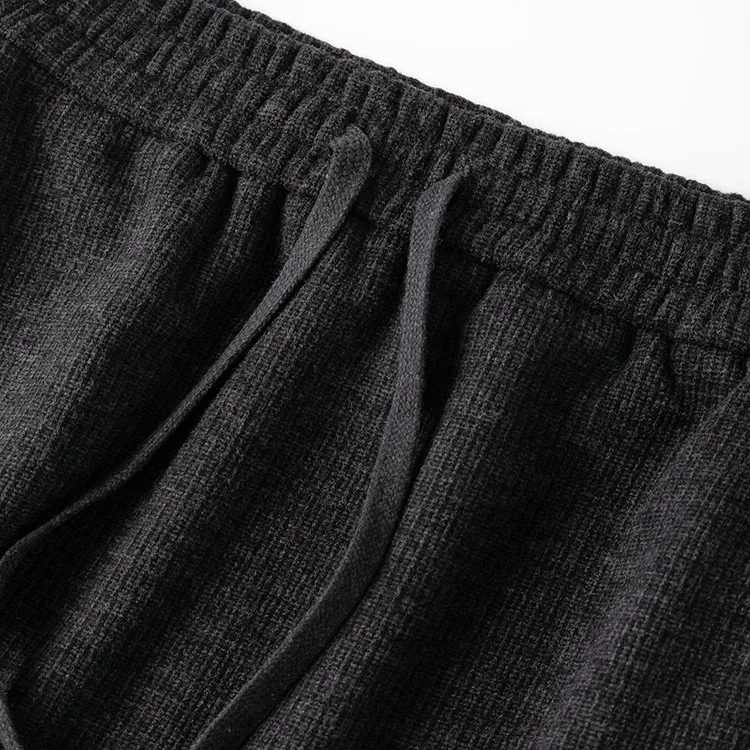 2024 Autumn/winter New Style Falling Sensation Vertical Grain Wool Blend Straight Tube Temperament Women's Fashionable Skirt