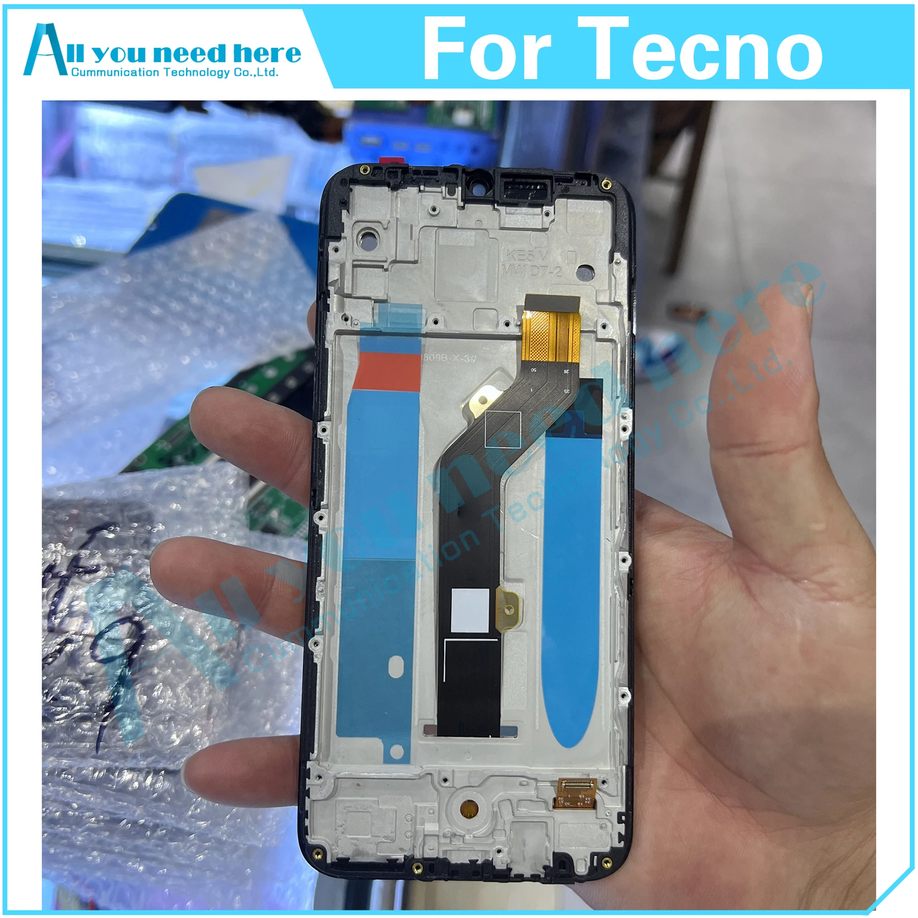 100% Test For Tecno Spark 6 Go KE5 KE5j KE5k LCD Display Touch Screen Digitizer Assembly For Spark6Go Repair Parts Replace