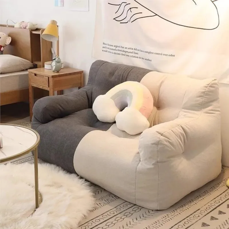 Old Clothes Filled Sofa Cover Casual Bedroom Sofa Chair Cloth Cover Toy Clothes Storage Cover Disassemble Wash Sofa Cover ZI469