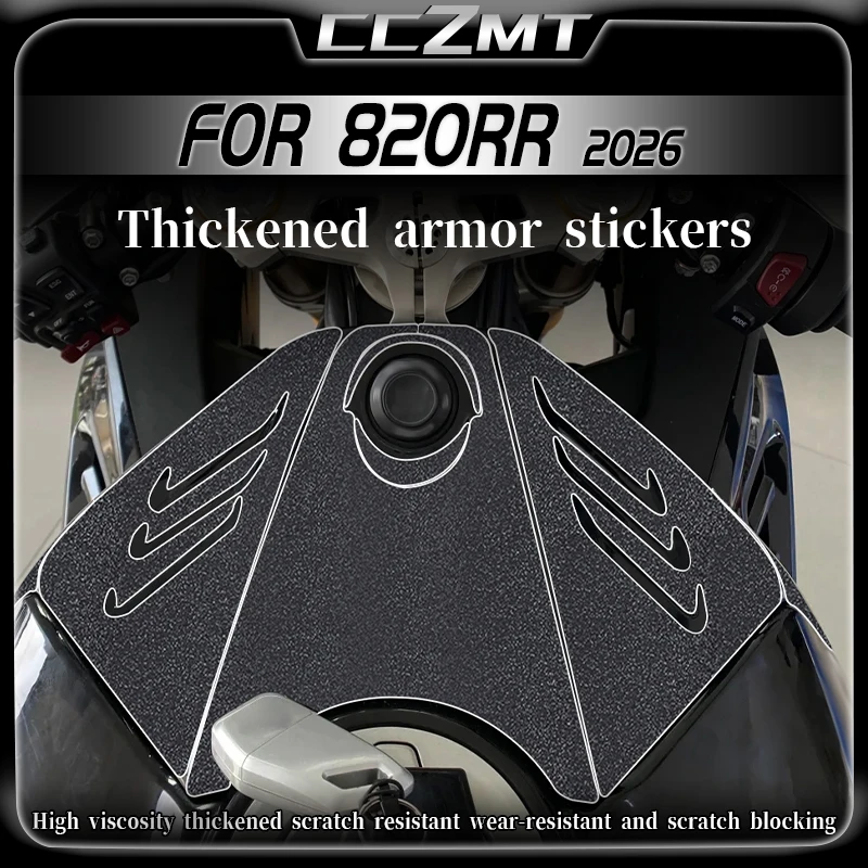 For ZXMOTO 820RR 2026 thickened armor sticker modified sticker motorcycle fuel tank anti scratch protection film accessories