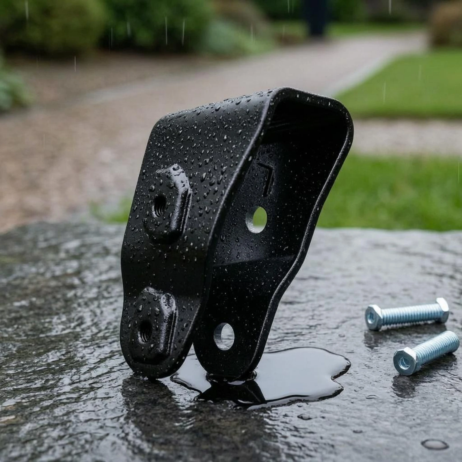 Golf Vehicle Bracket Model Compatible Metal Mounting Bracket Vehicle Part Rounded Edges Outdoor Accessory Secure Fit