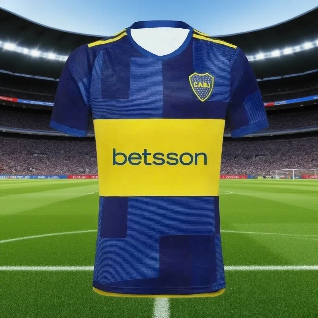 

2025 New Newest Arrive Style Boca Juniors Soccer Uniform Men Women Youth Football Jersey Adult Breathable Quick Drying Clothes