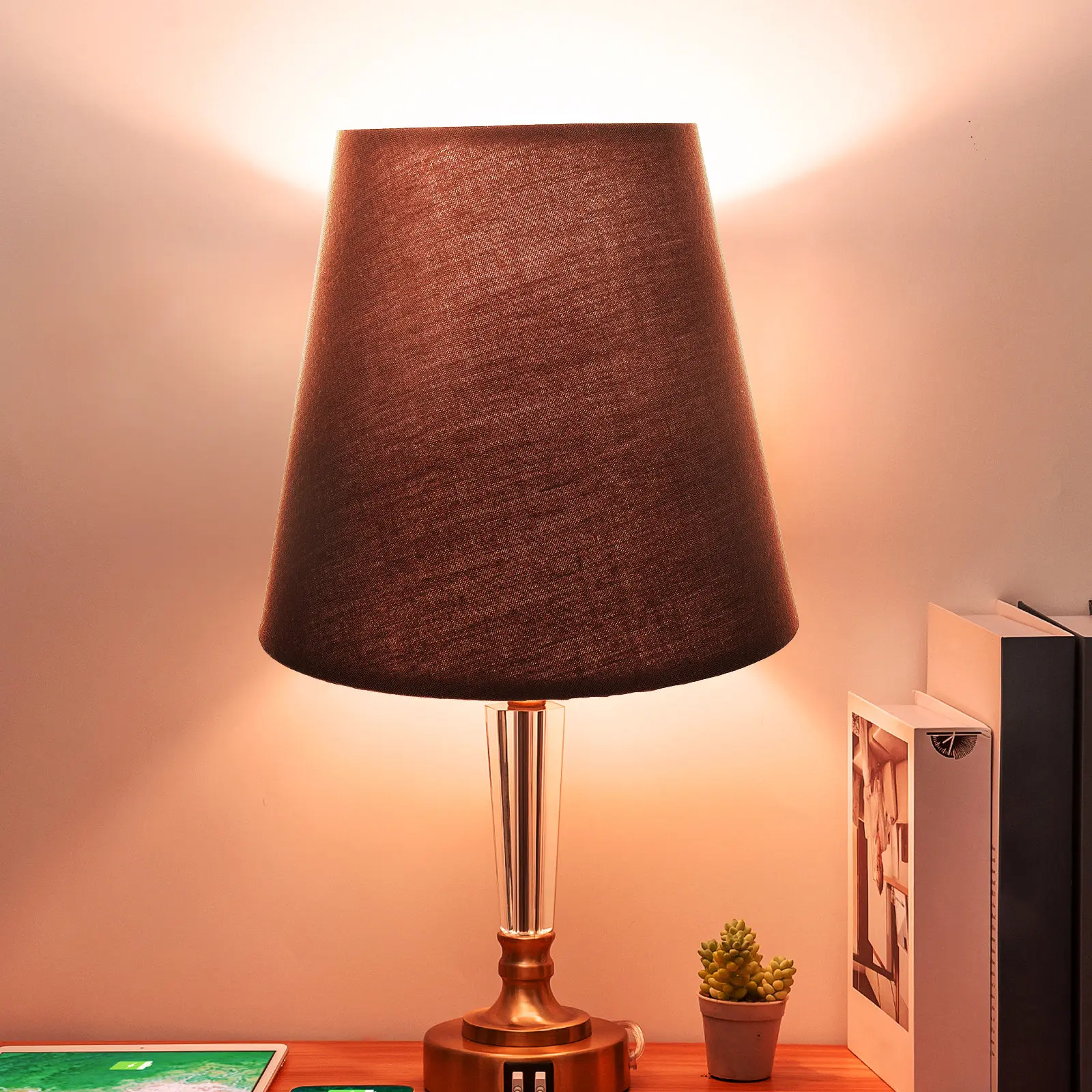 Cloth Lampshade Replacement Small Elegant Drum Lamp Cover for Living Room Bedroom Study Home Office Decor Simple Sturdy Light