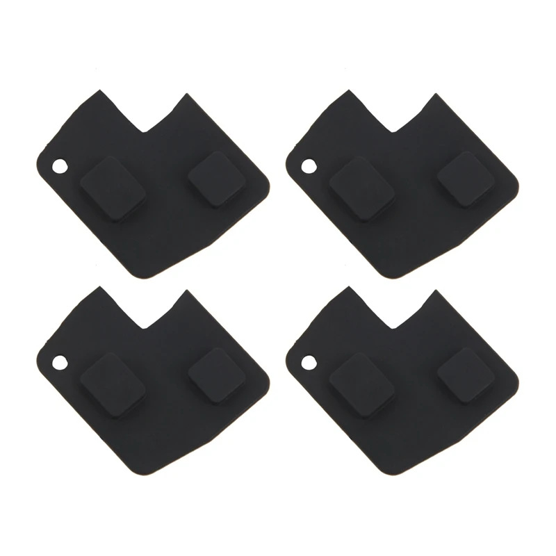 

4X 2 Keys Rubber Button Key Remote Control For Toyota Yaris Rav4 Corolla Mr2 Celica