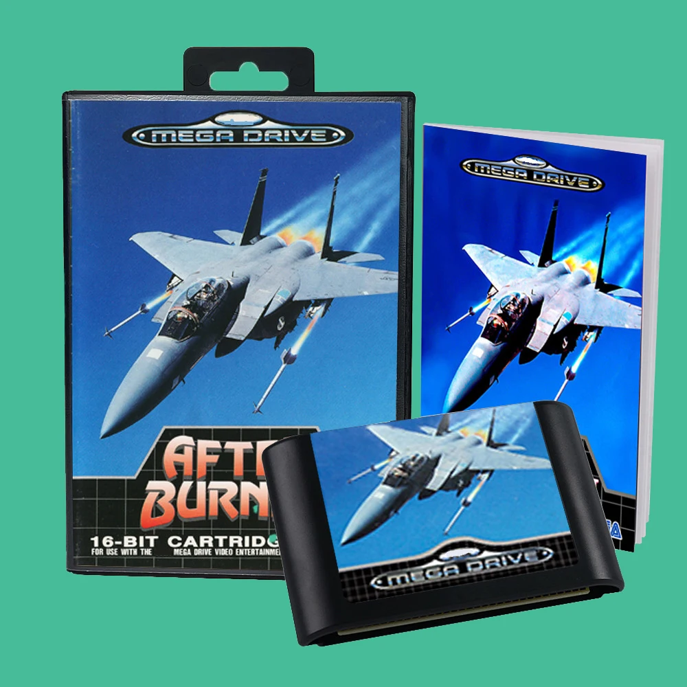 لعبة After Burner II USA/EUR/JAP لوحدات التحكم SEGA Mega Drive Genesis 16 بت دليل صندوق خرطوشة الألعاب #2