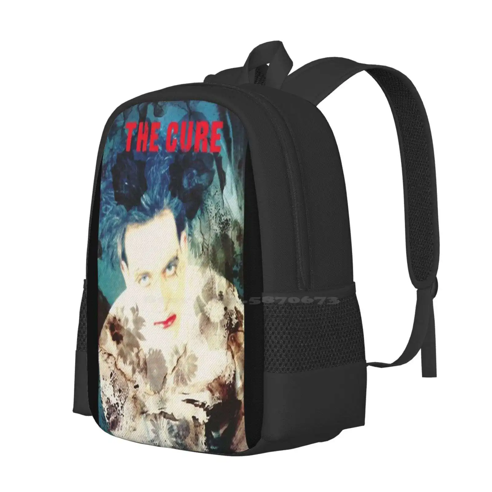 Disintegration Pattern Design Bagpack School Bags Vintage The Cure 80S Goth Music