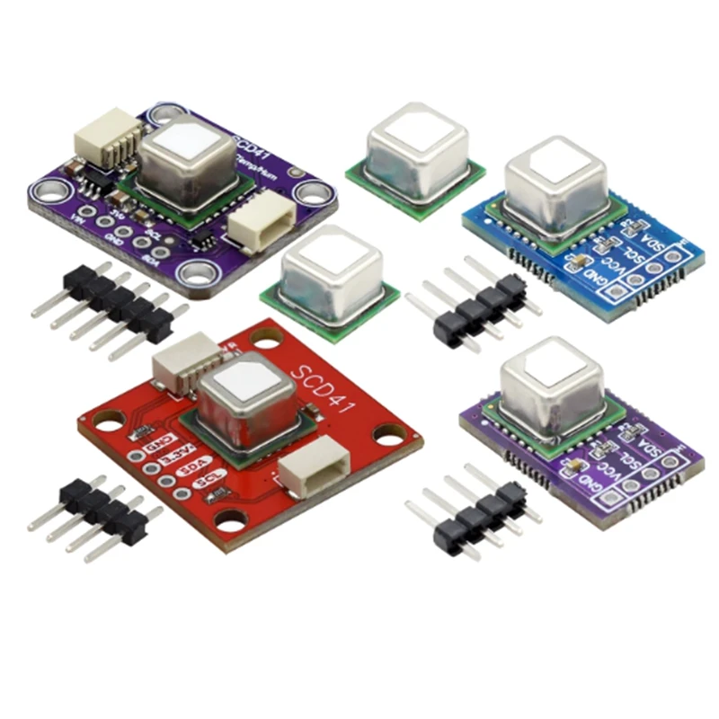 

SCD40 SCD41 gas sensor module detects CO2 carbon dioxide temperature and humidity in one sensor I2C communication