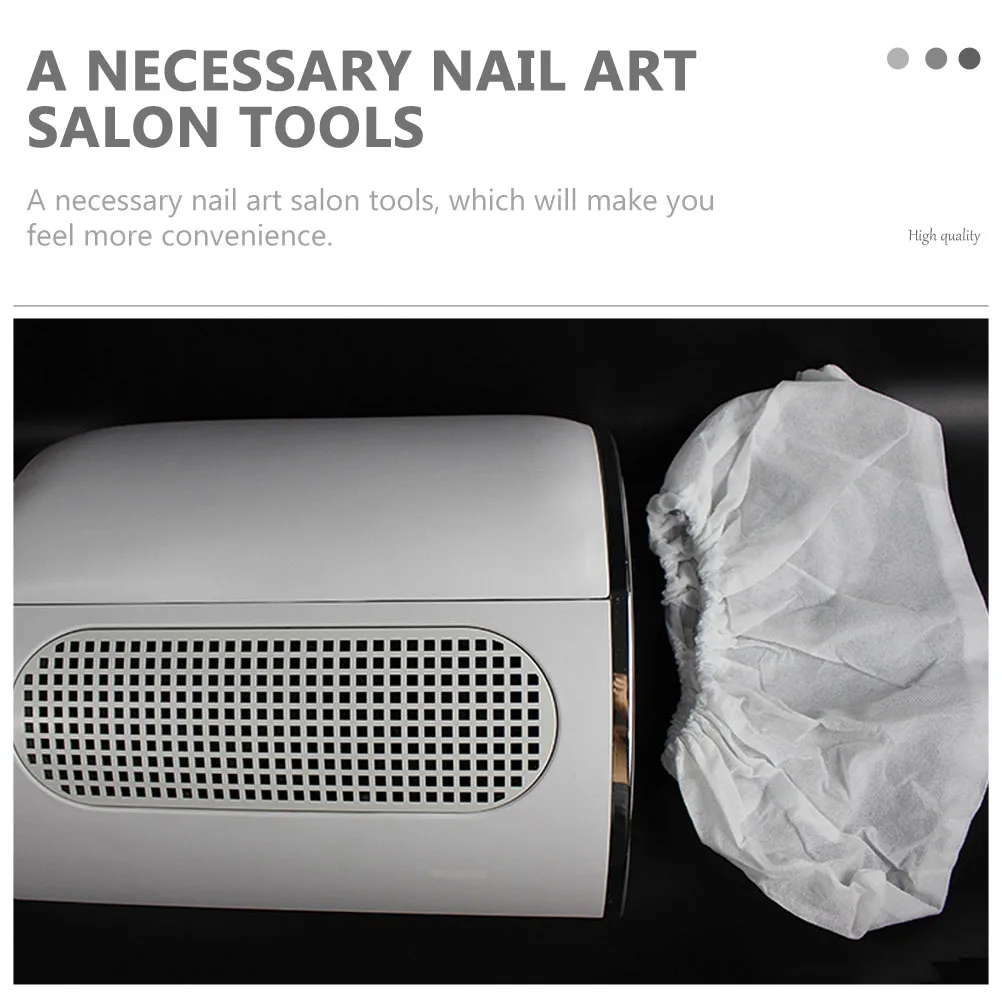 

6Pcs Nail Vacuum Cleaner Dust Collector Bags Elastic Dust Collection Replacement for Professional Nail Art