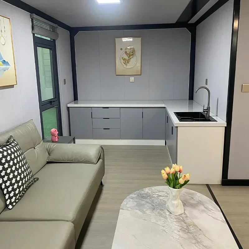 YG Customized 20/40ft Tiny House Prefab Steel Tiny Villa Expandable Moveable Bedroom Design Shipping Container For Outdoor Appli