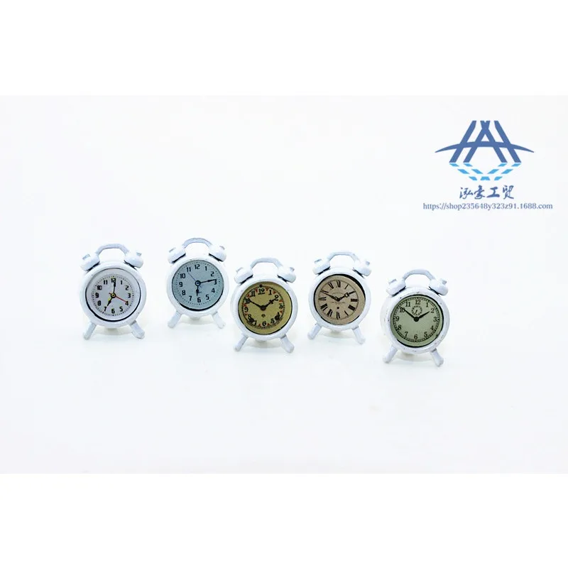 1:12 Simulatie Miniatuur Wekker Poppenhuis Accessoires Miniatuur Voedsel Speelgoed Model Scène Creatief Poppenhuis Handgemaakt Speelgoed