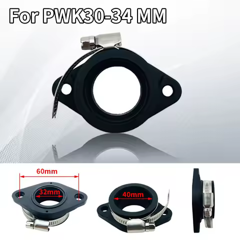 1&amp;2&amp;4pc Manifold Intake Motorcycle Carburetor Flange Adapter Carb Manifold Boot/Fit For PWK 24&amp;26&amp;28&amp;30&amp;32&amp;34mm Carburetor