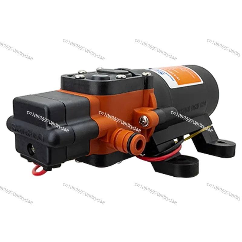 DC12V 24V 40PSI Self-priming Diaphragm Booster Pump High Pressure for RV Boat Cleaning Irrigation Beverage Machine