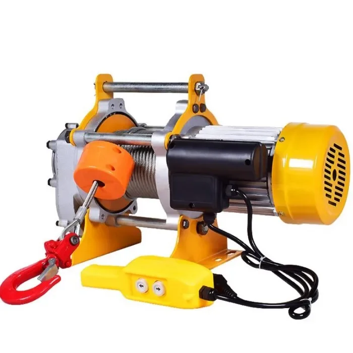 Hot Selling Multifunctional Electric Hoist Single Phase 220v/380v 2200w Small 1 Ton Electric Winch