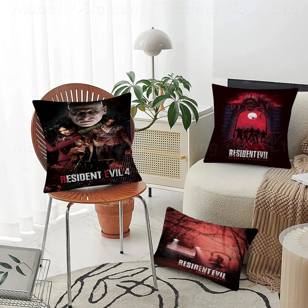 

Games R-Resident-E-EvilPillowcase Toon Gift Cushion Cover Bedroom Home Sofa Chair Seat Decor Pillow Case