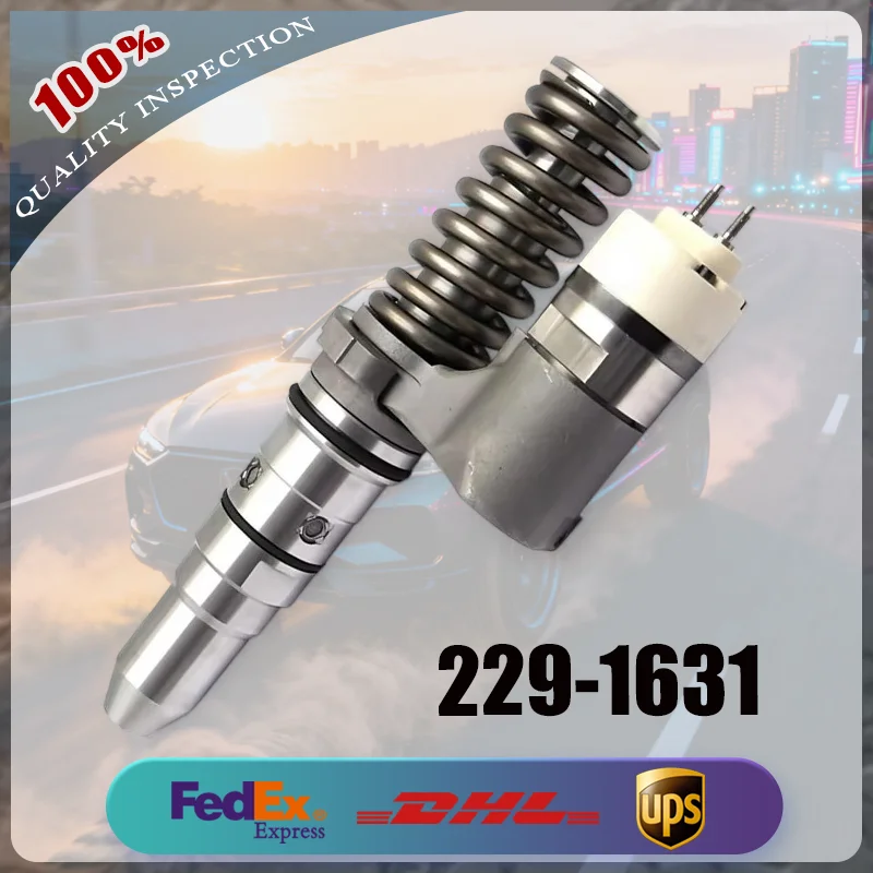 229-1631 Diesel Fuel Injector 2291631 Common Rail Injector for Caterpillar CAT 3508B 3512B 3516B Engine