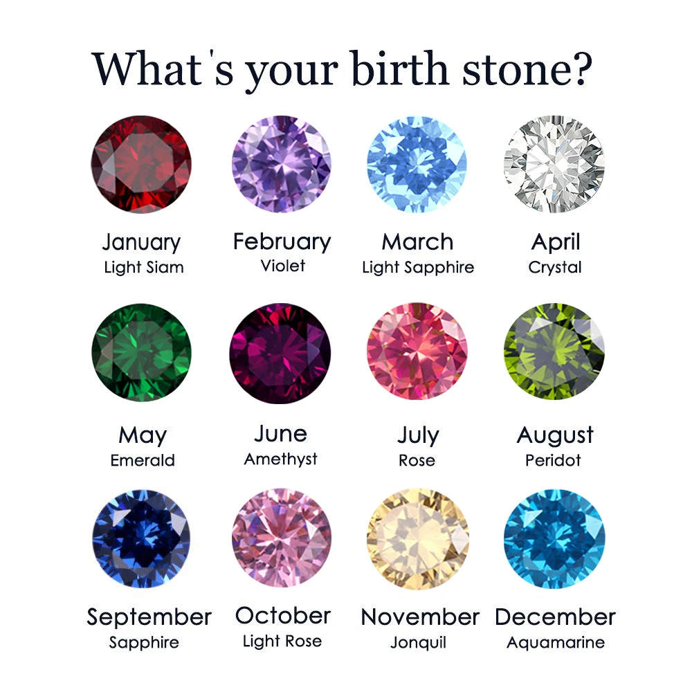 Women's Exquisite Birthstone Multi-Color Crystal Ring