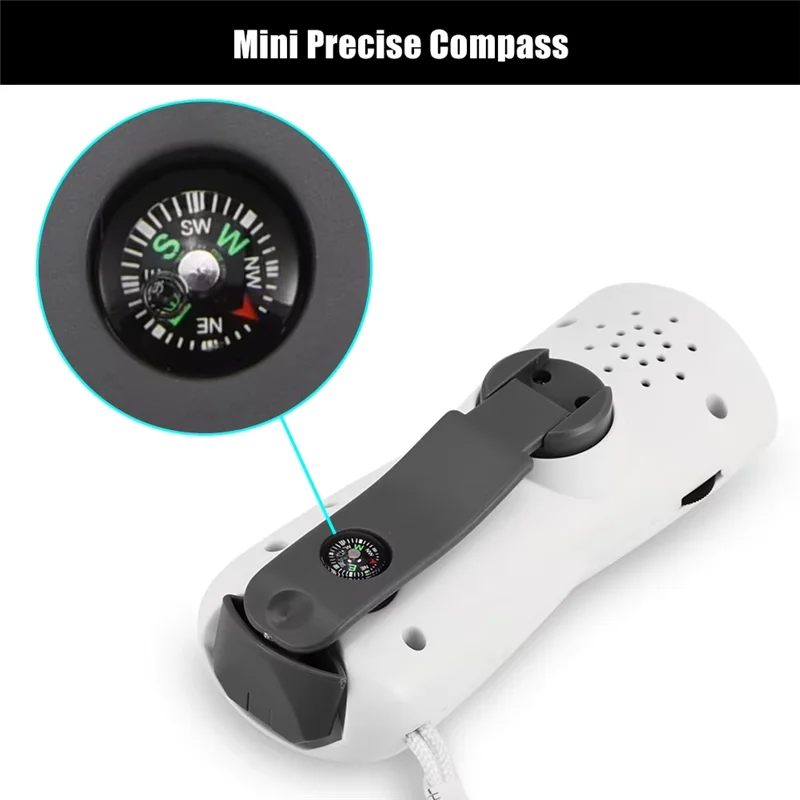 N01R-AM/FM Portable Hand Crank Radio Flashlight Dynamo Emergency Power Supply With AM/FM Radio Player