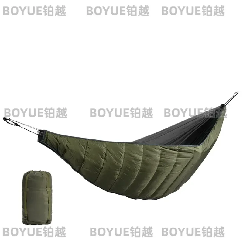 Portable Multifunctional Winter Windproof Warm Sleeping Bag Hammock Outdoor Camping Hammocks Swing Cotton Underquilt Warm