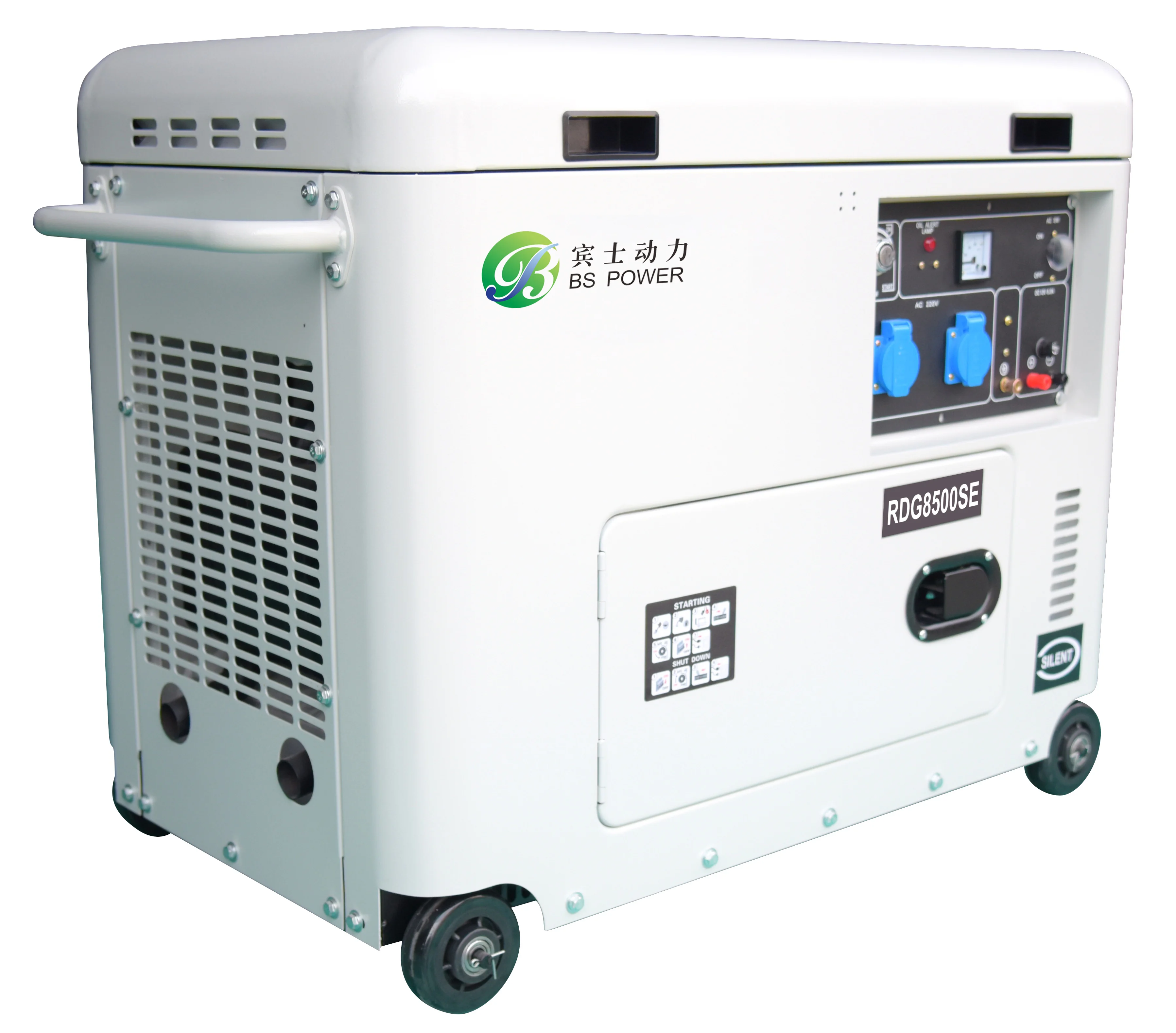 6KW 7.5KVA China Factory Small Home Generator Silent Electric Diesel Generator