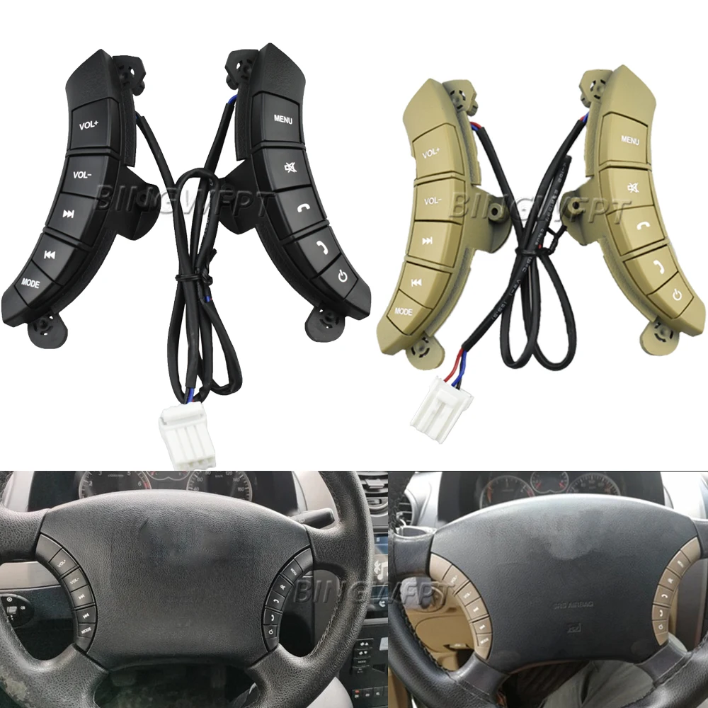 Premium Quality Steering Wheel Button For Great Wall Hover H3/H5 2010-2013 Audio Mute Mode Volume Control Switch With Backlight