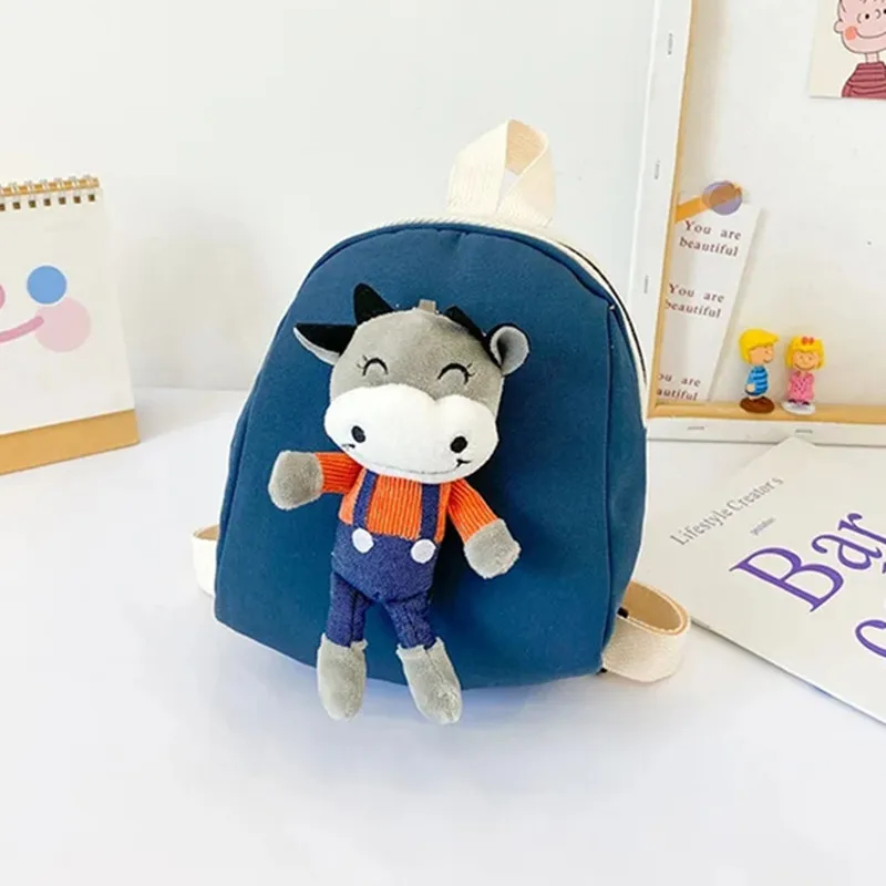 Asilo Mini zainetto simpatico cartone animato vitello ragazzo zaino borse da scuola Mochila Escolar borsa per bambini borsa per libri in Plecak borsa per bambini