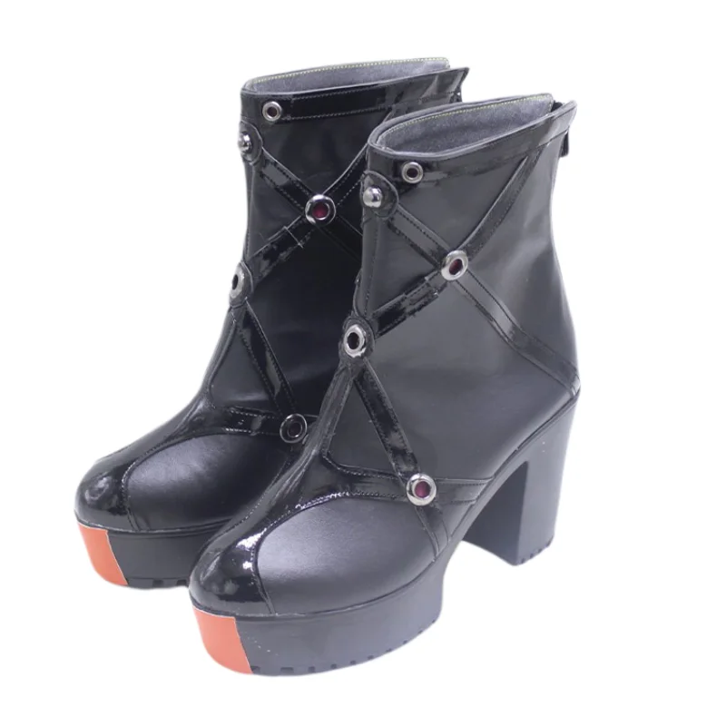 Nikke La Dea della Vittoria - Rapi Scarpe Cosplay Stivali Stivali con tacco alto per feste di Halloween