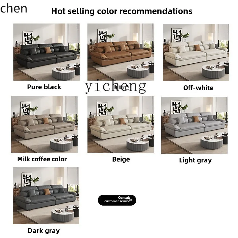 ZMLCloud Sailing Sofa Cotton and linen Large Sitting Deep Small Apartment Living Room Straight Row Three-person Fabric Sofa