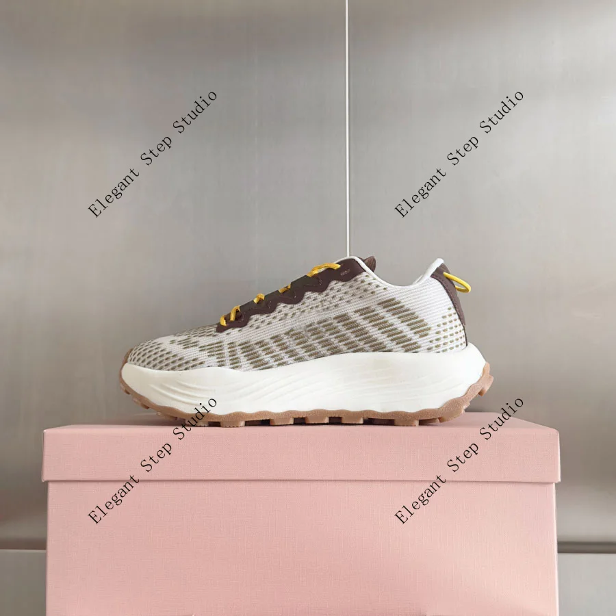 Women's Shoes Technical Fabric Sneakers Fashion Knitting Trainers
