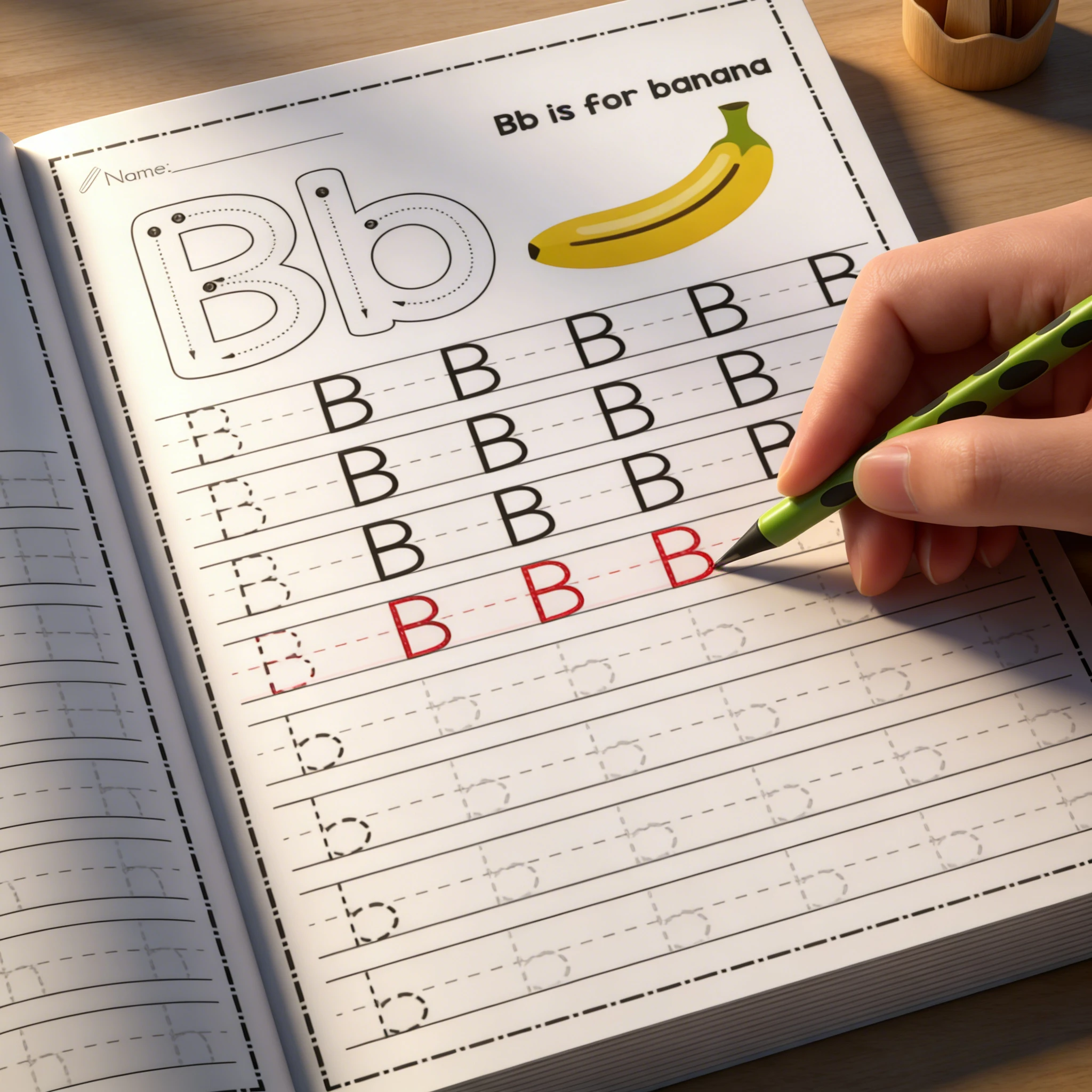 32 Pages Alphabet Tracing Workbook for Kids Ages 3-6 Preschool Handwriting Practice