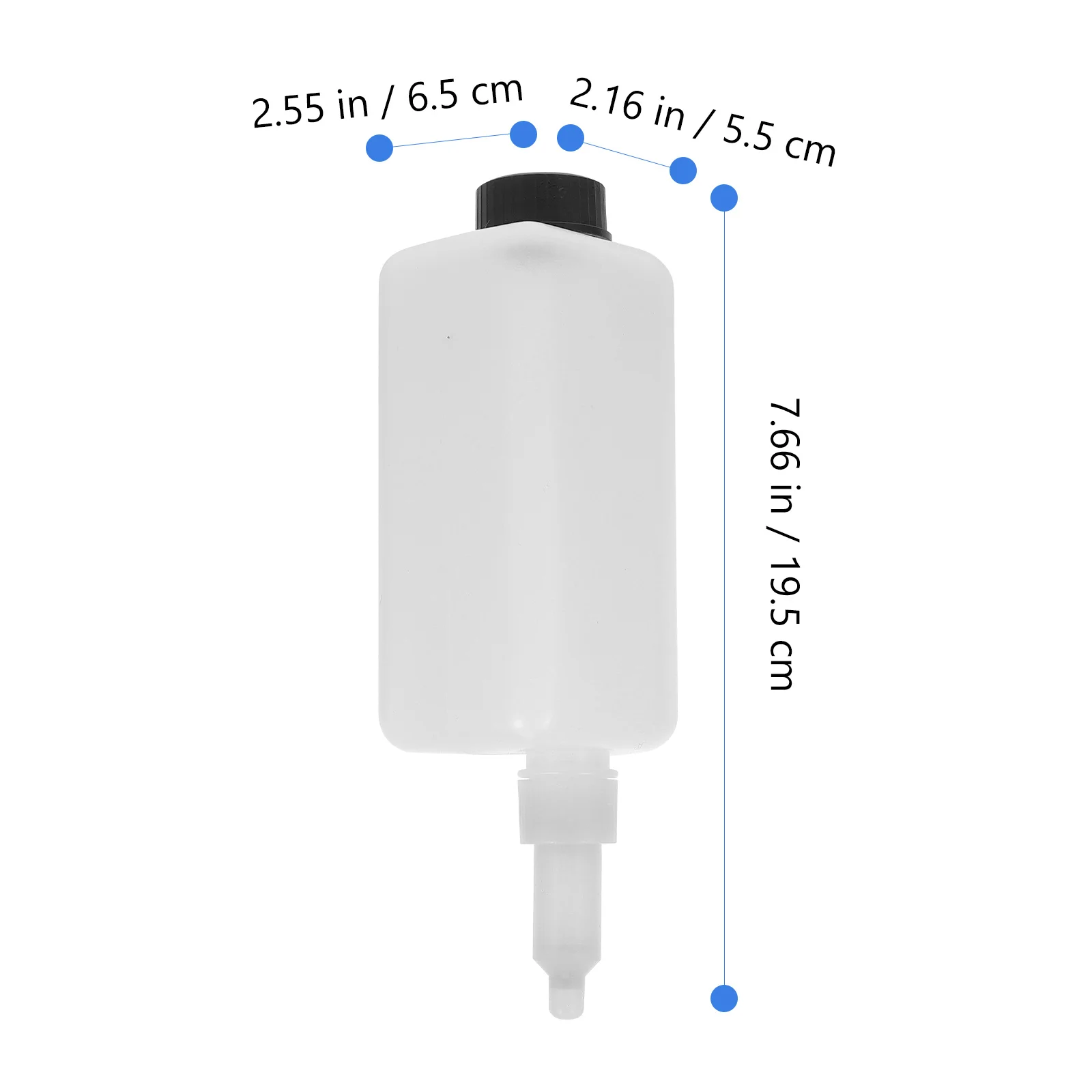3 مجموعات من أجزاء حاوية الصابون السائل لزجاجة توزيع الصابون المثبتة على الحائط، زجاجة داخلية بديلة لسيليكون المطبخ والحمام #5