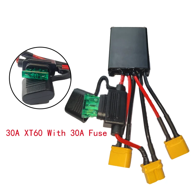 EBike Dual แบตเตอรี่ Discharge Converter อะแดปเตอร์เชื่อมต่อ Switcher Balanced Discharge (TOLL MOS/อลูมิเนียมพื้นผิว PCB)