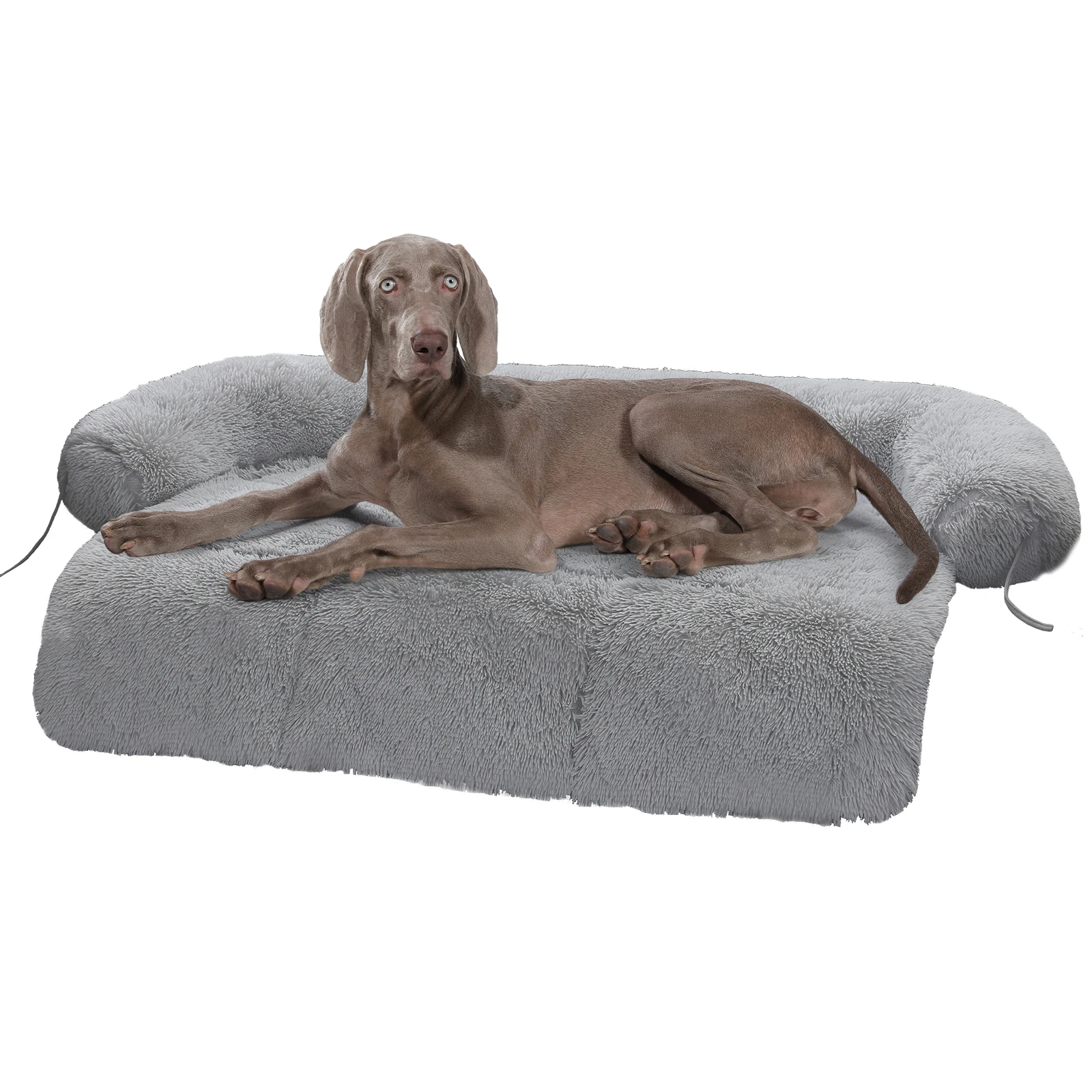 Dog Bed Large Sized Dog, Fluffy Dog Bed Couch Cover, Calming Large Dog Bed, Washable Dog Mat for Furniture Protector