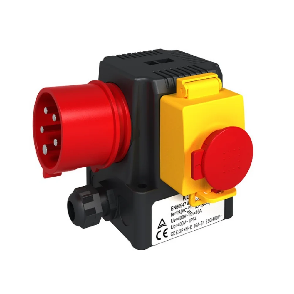 KOA1L 5P Electromagnetic Switch 12A 400V With Under Voltage For Protection PVC Waterproof For Industrial For Lathe Power Failure