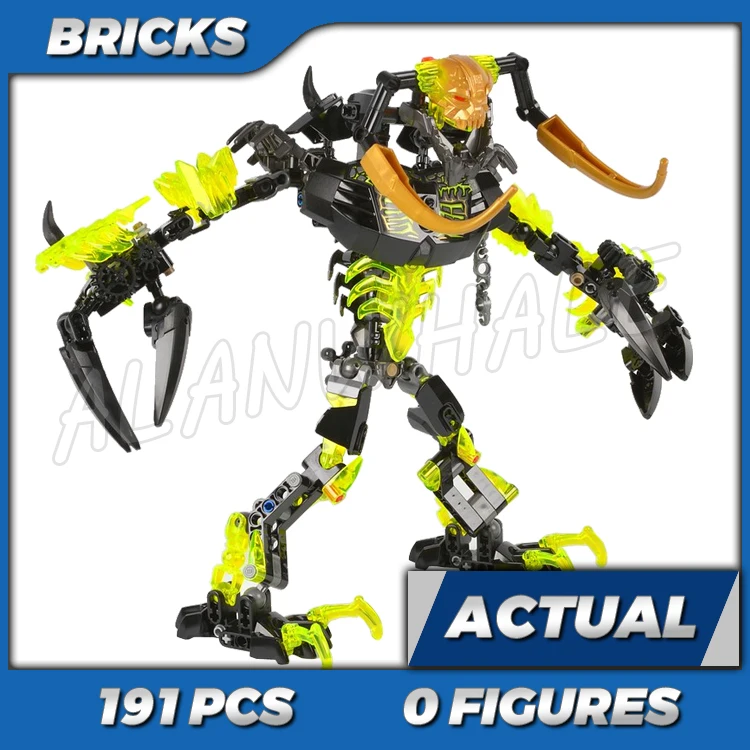 191pcs Bionicle Umarak the Destroyer Elemental Beast Mask Ancient Creature 614 Building Kit Toys Compatible With Bricks