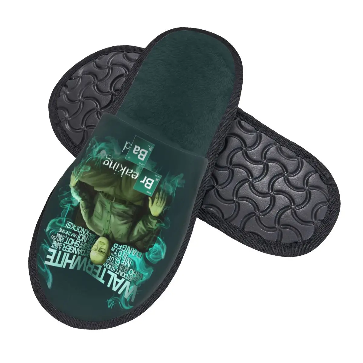 Custom Breaking Bad Comfy Scuff With Memory Foam Slippers Women TV Show Spa House Shoes