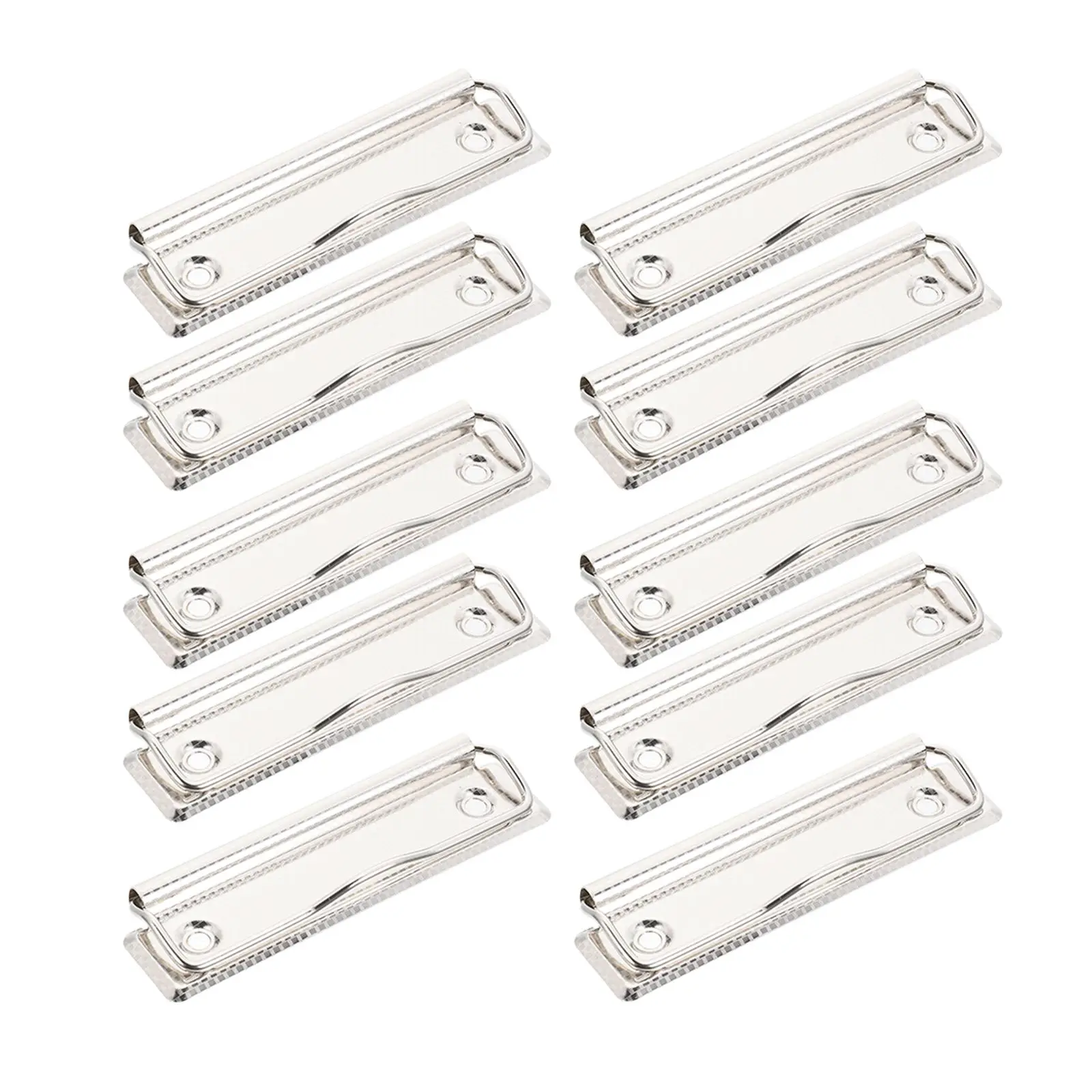 15pcs 10cm Metal Plate Clips Office Writing Board Hardware Replacement File Organize Documents Use