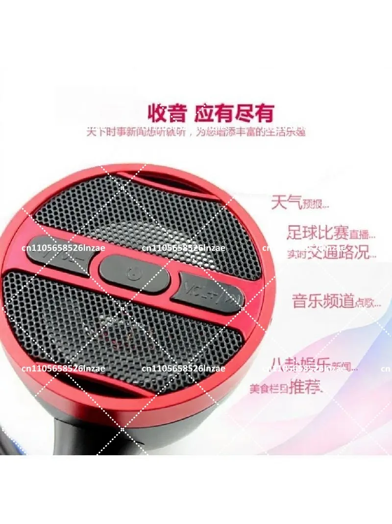 Waterproof 12V Bluetooth Motorcycle Speakers All-Metal Handlebar Audio MP3 Player for Motorbike Electric Scooter