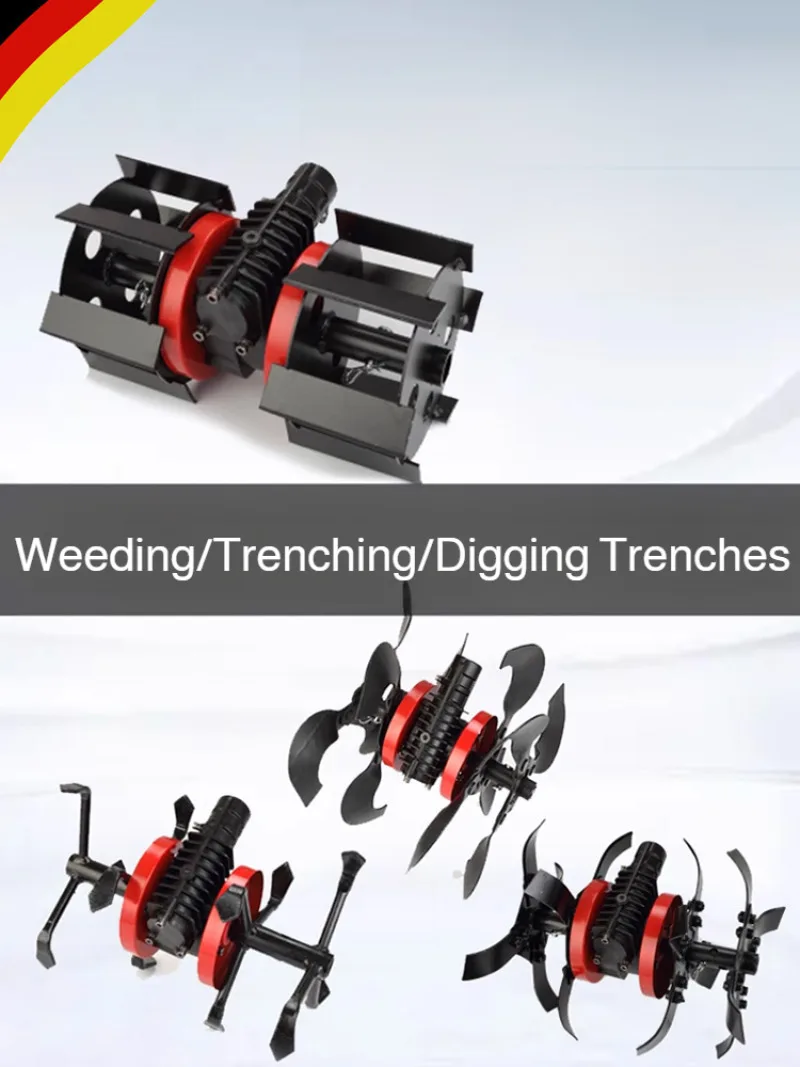 أجزاء قاطعة الفراشي مستقيم شفرة الخندق الجمعية إزالة الأعشاب الضارة عجلة المائل خدش الصلب أداة تشذيب الحافة رئيس جزازة العشب أجزاء #6