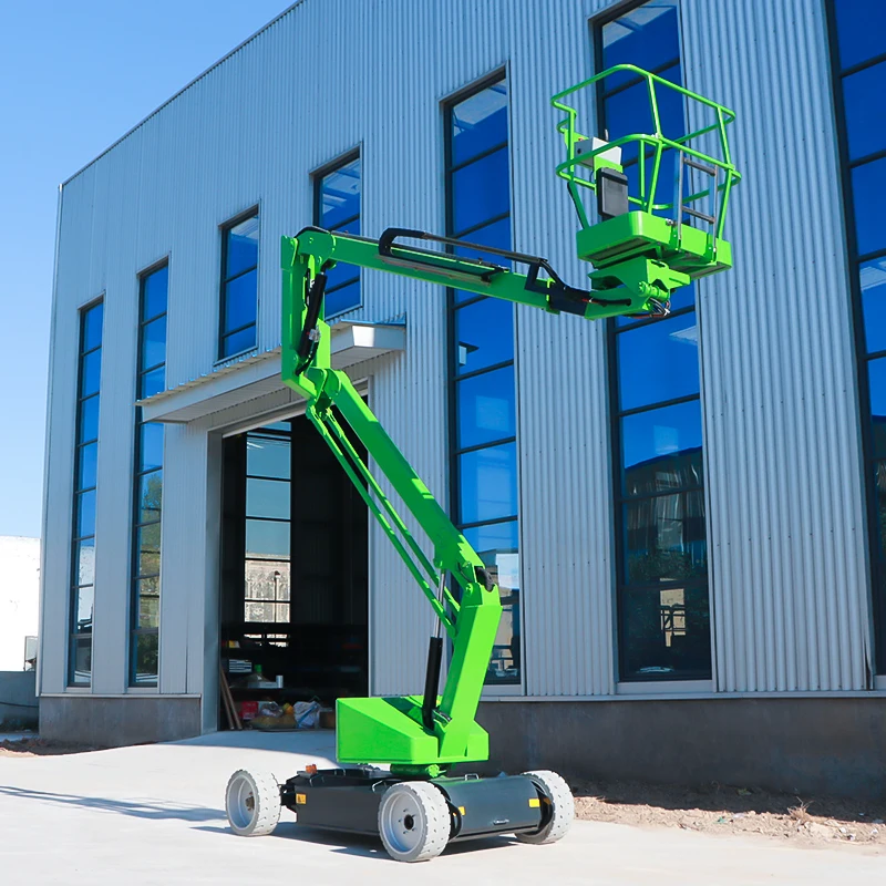22m 20m 18m 16m 14m 12m Electric Articulated Boom Lift Self Propelled Cherry Picker Aerial Work Platform Seated Man Lift