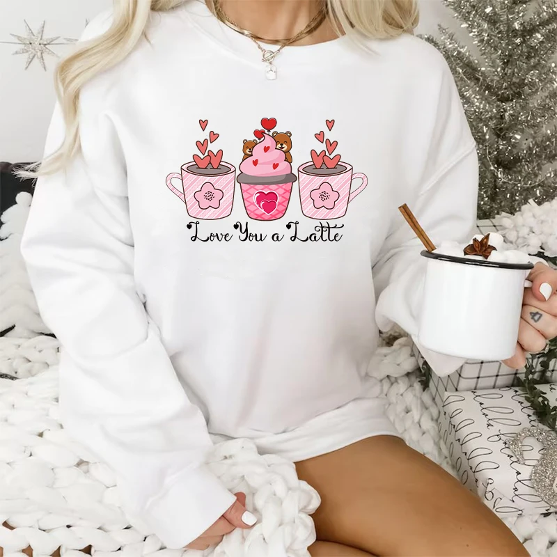 DIY Design Valentine\'s Day Iron On Heat Transfer Love Patch T Shirts Drink Snacks Coffee DTF Transfer Sticker Kisses Clothing
