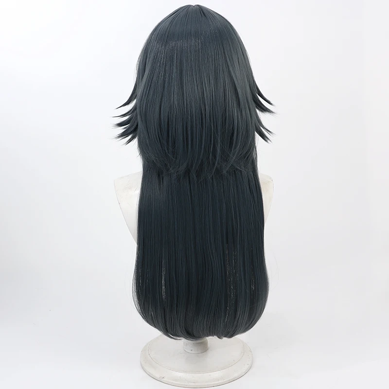 Peluca de Cosplay de Anime The Idolmaster: School Idol Festival Temari Tsukimura, accesorios para fiesta de Carnaval y Halloween, pelo sintético + gorro de peluca