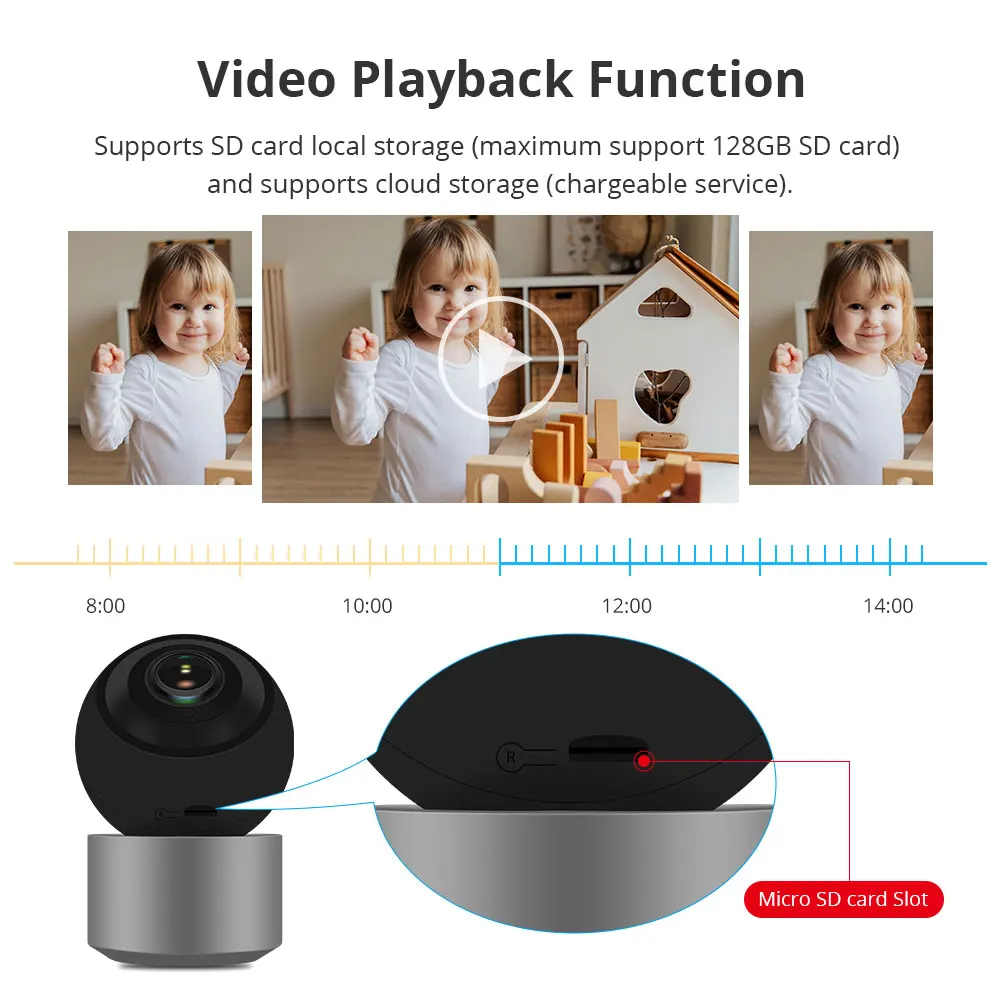 Wi-Fi камера с панорамированием/наклоном Tuya, умная камера с искусственным интеллектом, поддержка ночного видения, 4 МП HD изображения, двустороннее аудио, монитор для домашних животных, обнаружение детского плача