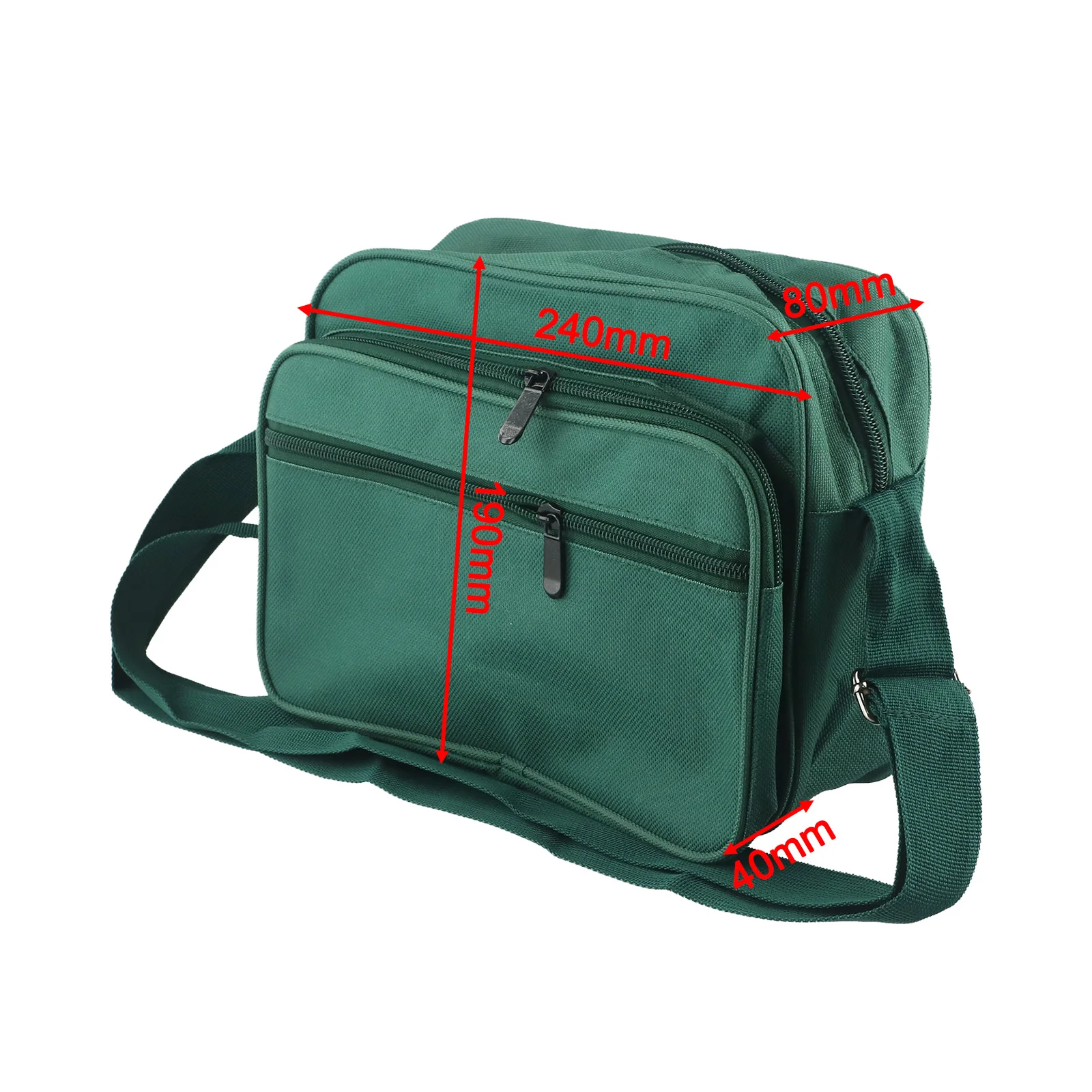 Oxford Canvas Tool Bag 240*140*190mm Multi-functional Electrician Toolkit High Density Shoulder Bag Multi-cell Design Bag