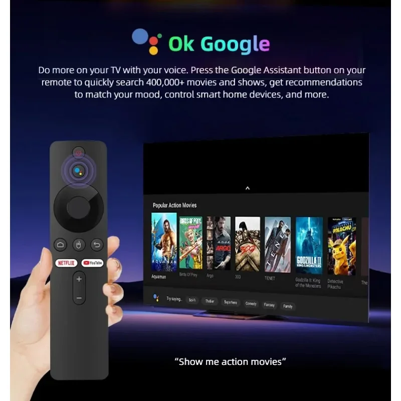 Smart Home TV Box Android 13 Allwinner H313 Quad Core 2 GB Ram 16 GB Supporto Rom 8K HDR10 Set Top Box Smart Box per TV