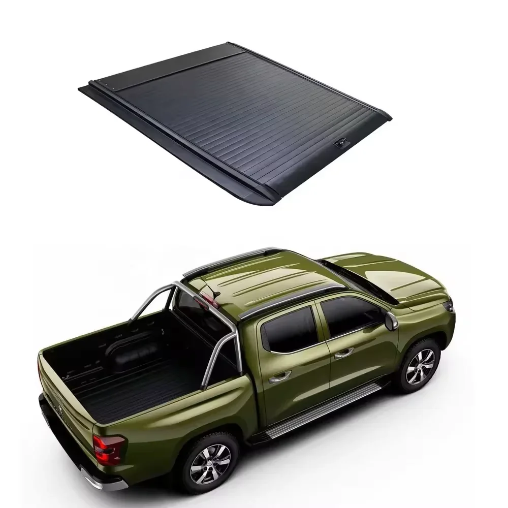 Car Parts Roller Lid Up Pick Up Truck Aluminium Alloy Tonneau Cover For Peugeot Landtrek