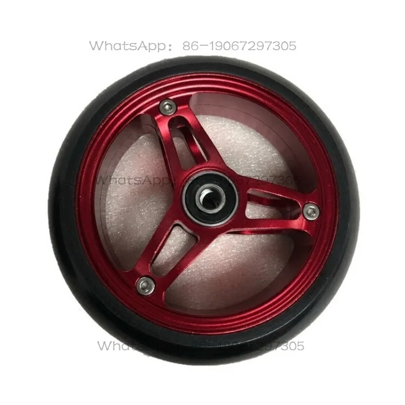 Sports wheelchair aluminum alloy front wheel 5 * 1.5 inches, wheelchair universal accessories