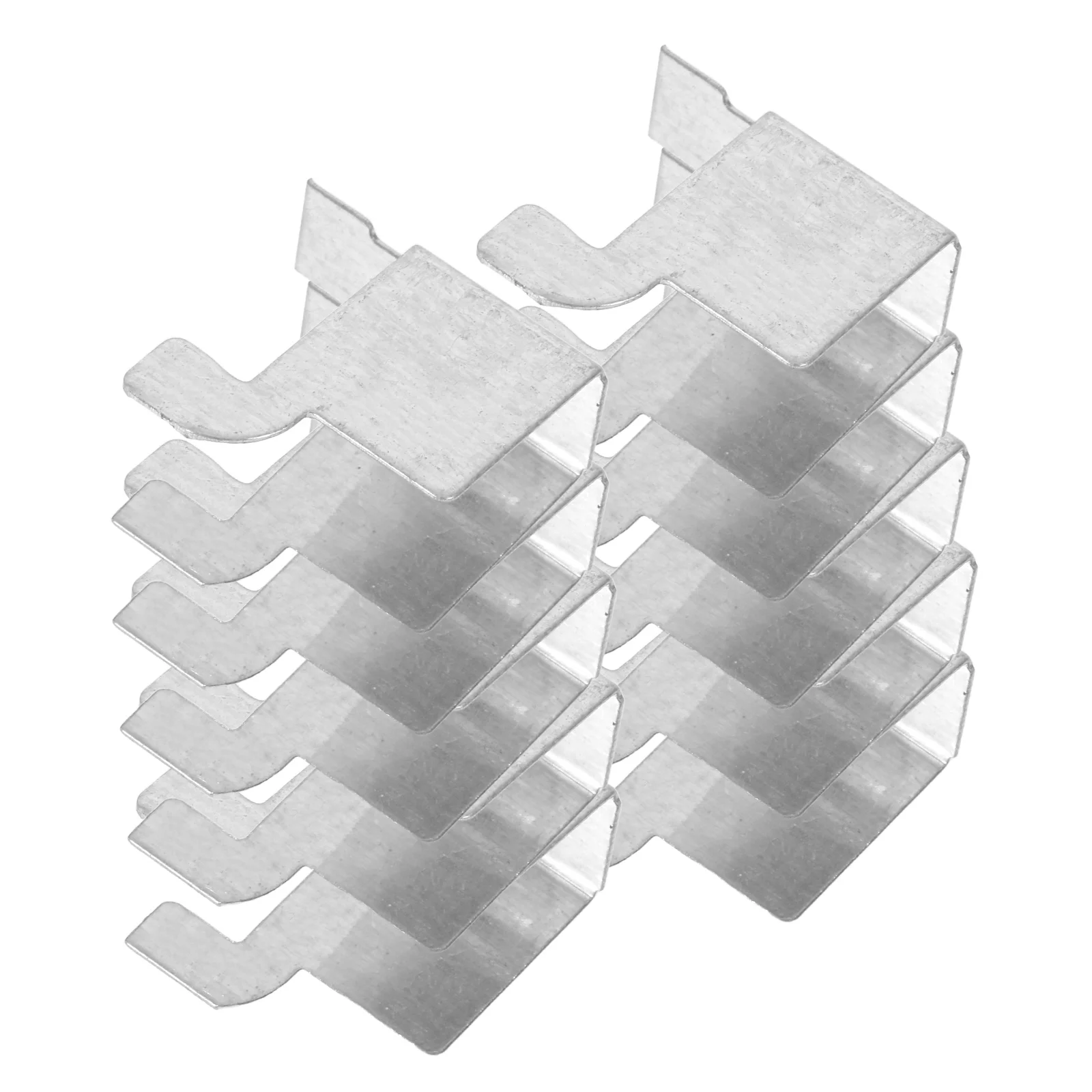 

20PCS Shelf Clips Sturdy Metal Cabinet Rack Clamps Pegs Wood Shelving Support Holders Brackets Hardware Accessories Storage